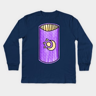 Purple Lantern Kids Long Sleeve T-Shirt